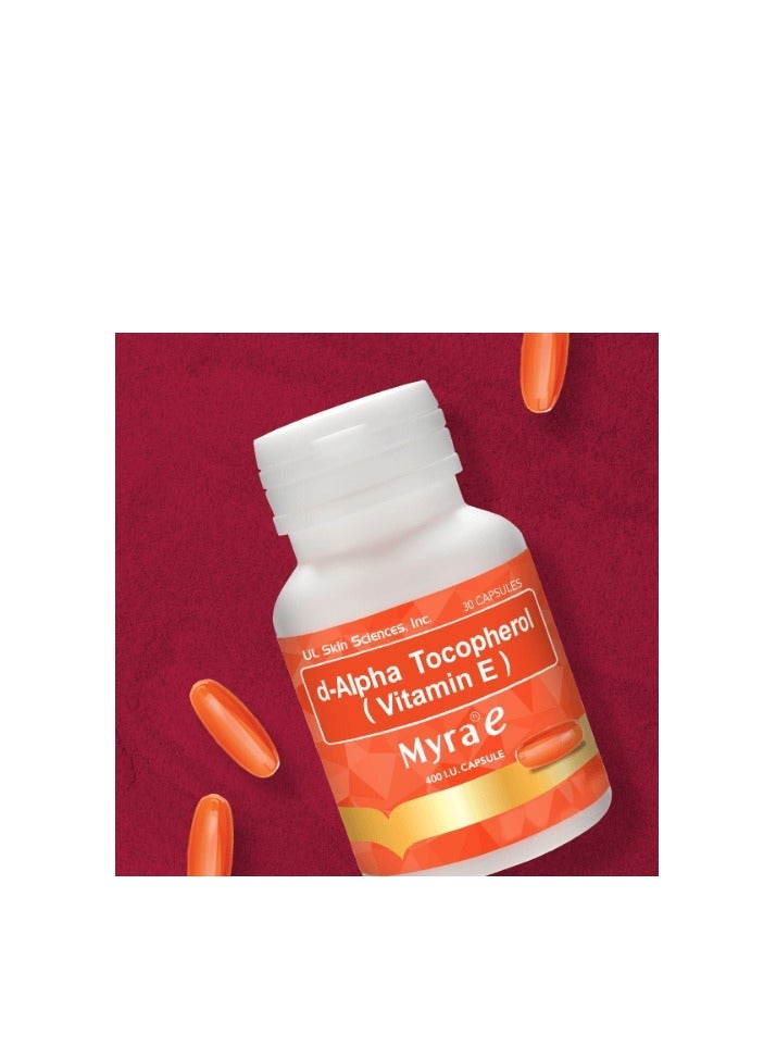 Myra E D- Alpha Tocopharol E 400 I.U Cap 30 Count - Image 3