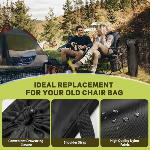 Antrys Camping Folding Chair Replacement Carry Bag – Fits Coleman, Camp Covers for Portable & Lawn Folding Chairs, Durable, Tear-Resistant Storage Cover Sports Outdoor Gear Bag(Chair Not Included) - Image 3