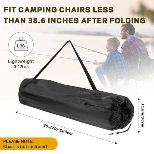 Antrys Camping Folding Chair Replacement Carry Bag – Fits Coleman, Camp Covers for Portable & Lawn Folding Chairs, Durable, Tear-Resistant Storage Cover Sports Outdoor Gear Bag(Chair Not Included) - Image 2