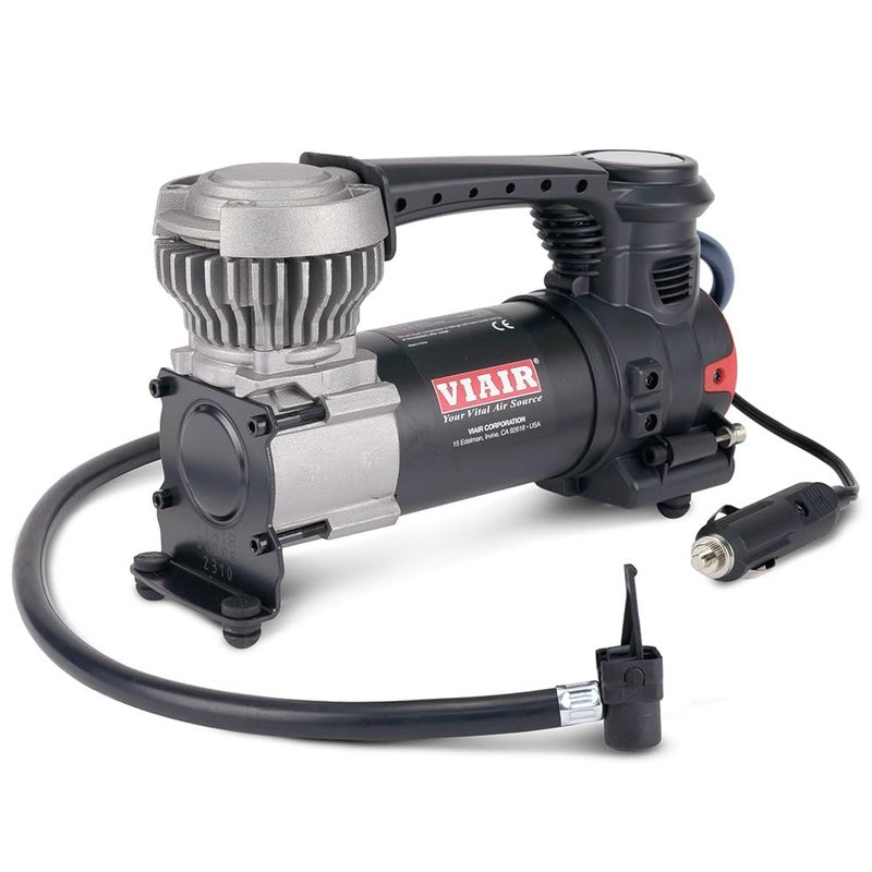 VIAIR 84P - 00084 Tire Inflator Portable Air Compressor for Car, Truck & SUV | 12V On/Offroad Heavy Duty Pump 60 PSI, Cigarette Plug, Press-On Chuck - Image 1