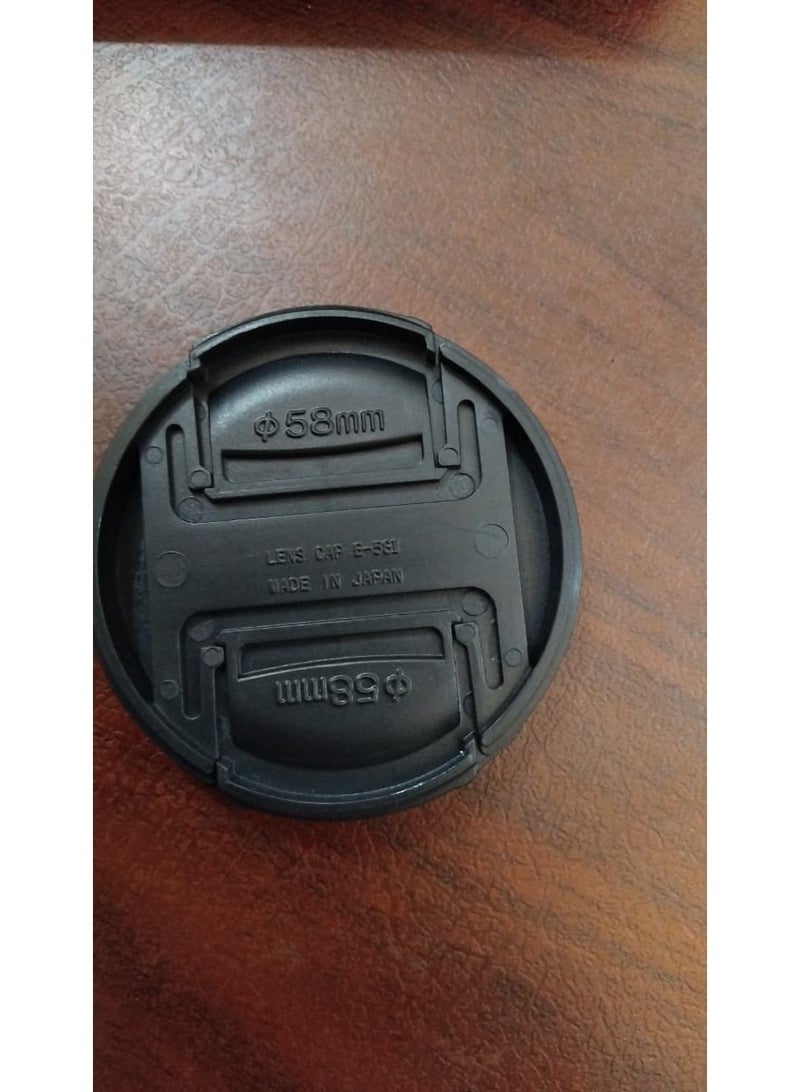My souq 58mm Front Lens Cap for Close-Up & Macro Lenses Compatible E-58II Camera Electronic Accessories - Image 2