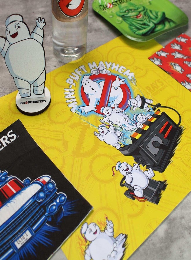 Prime Party Ghostbusters Placemats (Set of 8) 11" x 14" Mini-Puft Mayhem Design with Fun Games on Back - Perfect for Kids' Parties and Movie Nights - Image 2
