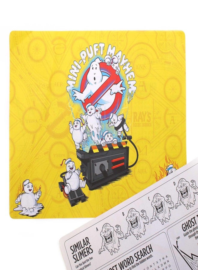 Prime Party Ghostbusters Placemats (Set of 8) 11" x 14" Mini-Puft Mayhem Design with Fun Games on Back - Perfect for Kids' Parties and Movie Nights - Image 4