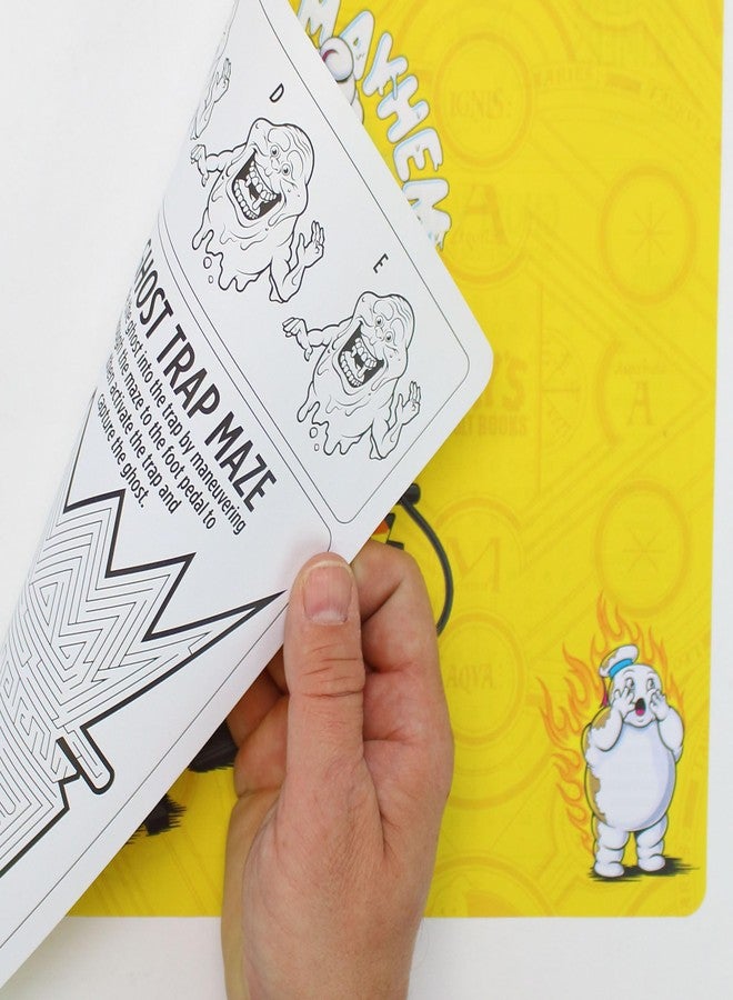 Prime Party Ghostbusters Placemats (Set of 8) 11" x 14" Mini-Puft Mayhem Design with Fun Games on Back - Perfect for Kids' Parties and Movie Nights - Image 5