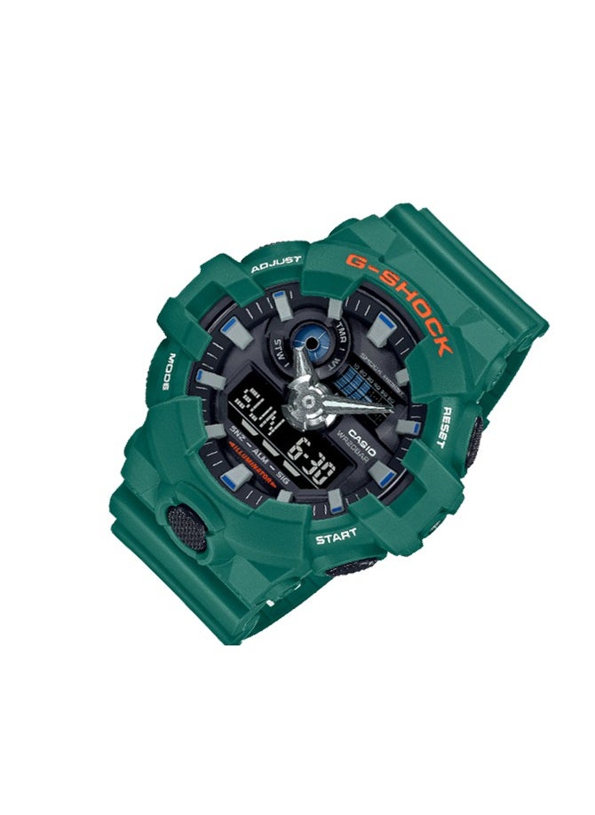 G-SHOCK - G-Shock Men's Digital Analog Black Dial Resin Band Wrist Watch GA-700SC-3ADR - Image 1