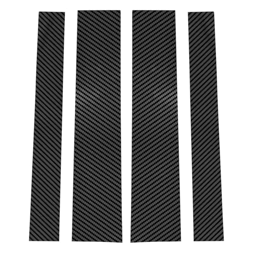 Bilisin Door Window Pillar Posts Trim Kit Compatible with Toyota FJ Cruiser 2007-2014 Exterior Accessories, 4PCS Carbon Fiber Black Anti Scratched Center B Pillar Molding Cover Stickers - Image 5