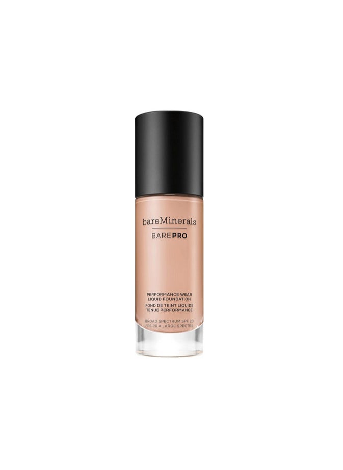 bareMinerals - BareMinerals Performance Wear Liquid Foundation SPF 20 7.5 Shell 1 oz - Image 1