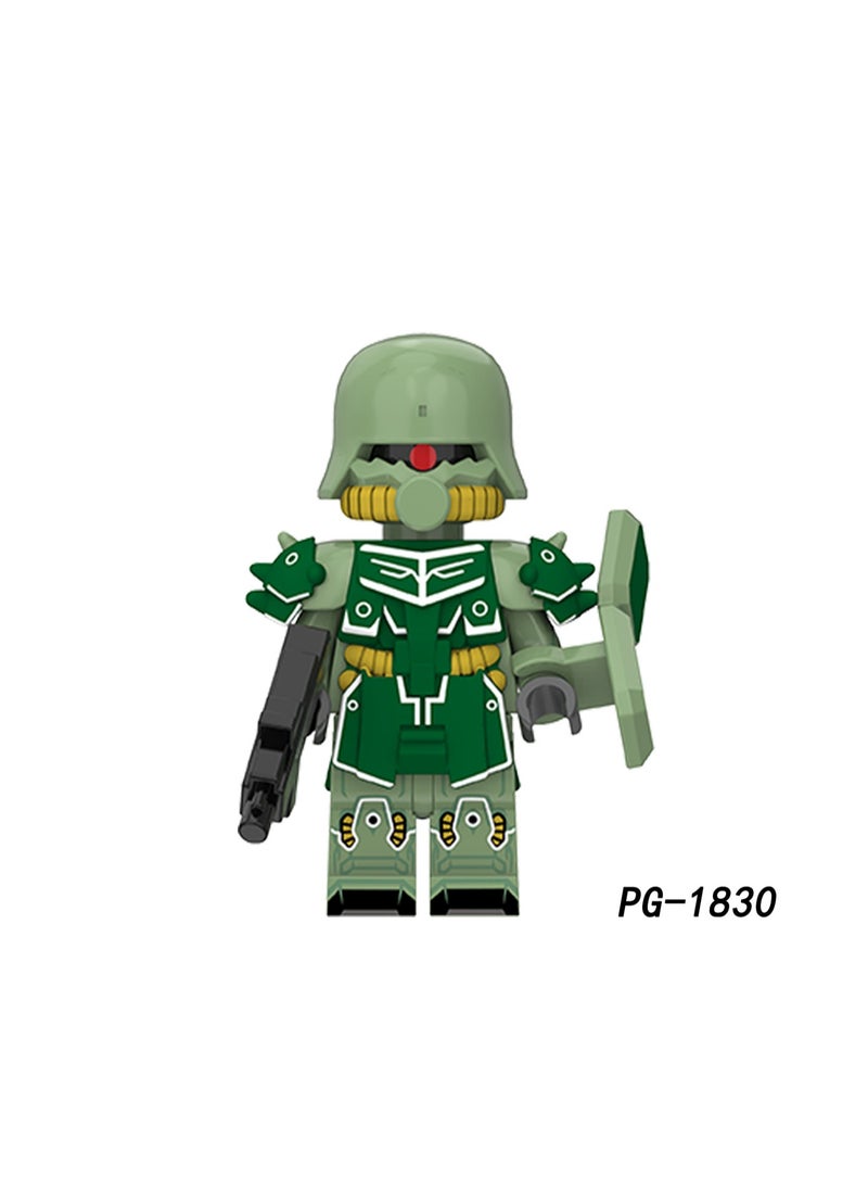 Generic - 8 Piece Set Of Cartoon Gundam Series Children's Educational Building Blocks Toys Suitable For Boys Gifts Bag Pack - Image 1