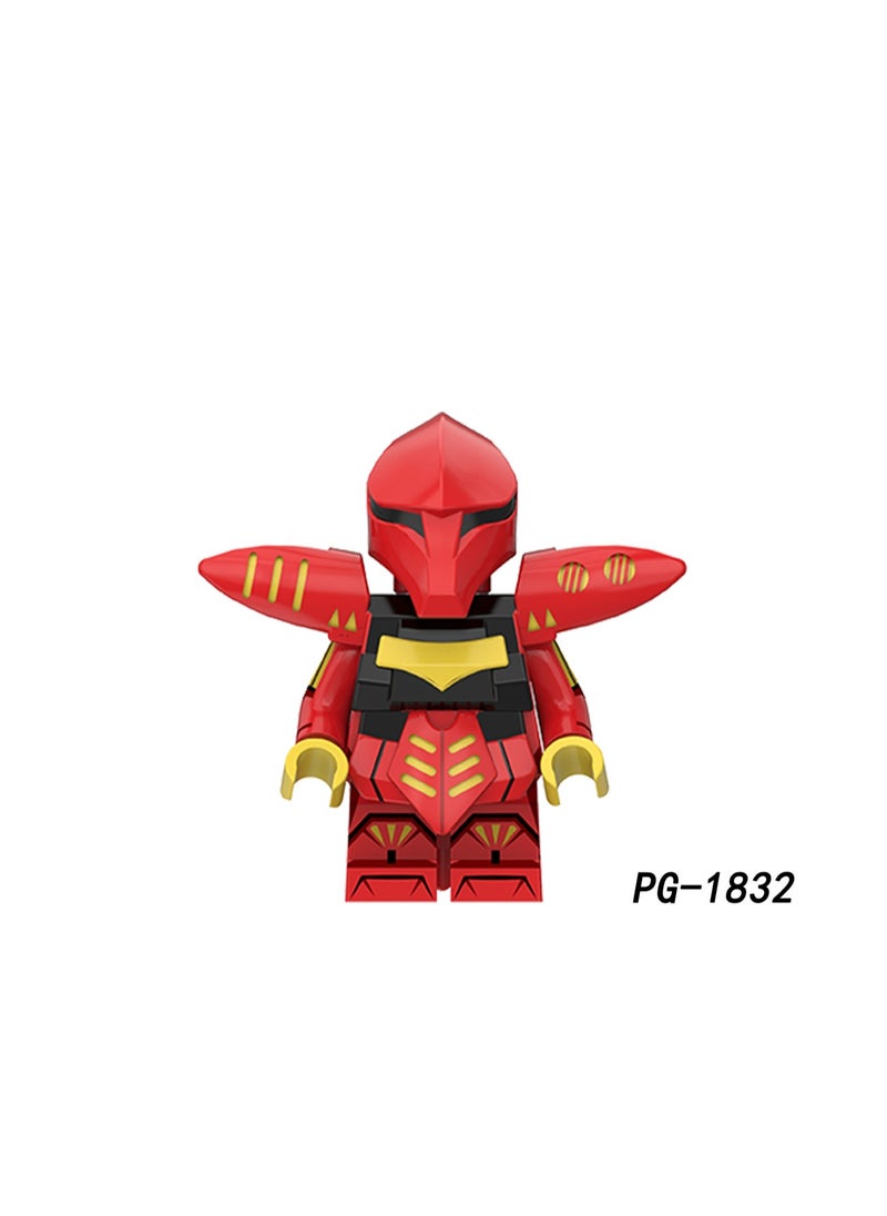 Generic - 8 Piece Set Of Cartoon Gundam Series Children's Educational Building Blocks Toys Suitable For Boys Gifts Bag Pack - Image 1