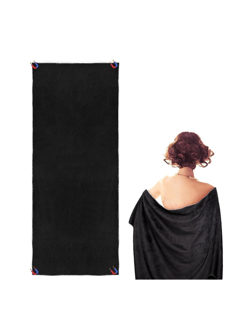 Magnetic Bath Towel, Outdoor Quick-Dry Sand-Resistant Microfiber Towel with Magnetic Closure, 75"X30" Super Absorbent for Beach, Pool, Travel, Camping, Gym, Yoga & Swimming - Image 1