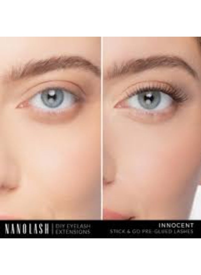 Nanolash DIY Eyelash Extensions Stick & Go Pre-Glued Lashes Innocent - Image 2