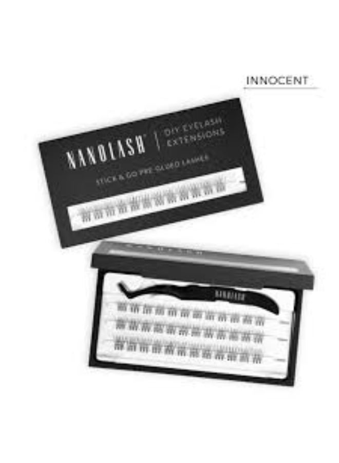Nanolash DIY Eyelash Extensions Stick & Go Pre-Glued Lashes Innocent - Image 3