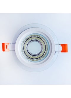 El Rawda Lighting Recessed Spotlight White - 6 And 6 Watt -3 Lights 