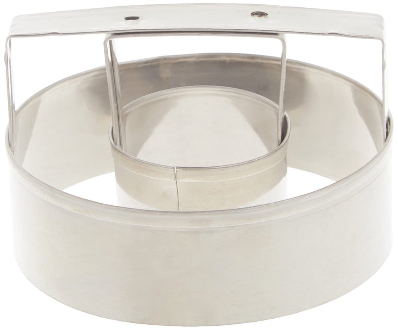 Mrs. Anderson's Baking Mrs. Anderson’s Baking Donut Cutter with Handle, Stainless Steel, Makes 3-Inch Donuts - Image 1