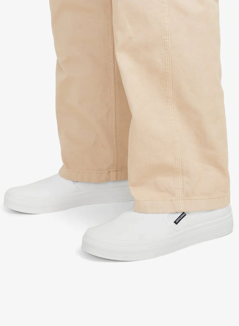 جاك اند جونز سنيكرز بايسباتر كانفاس سلايد-أون