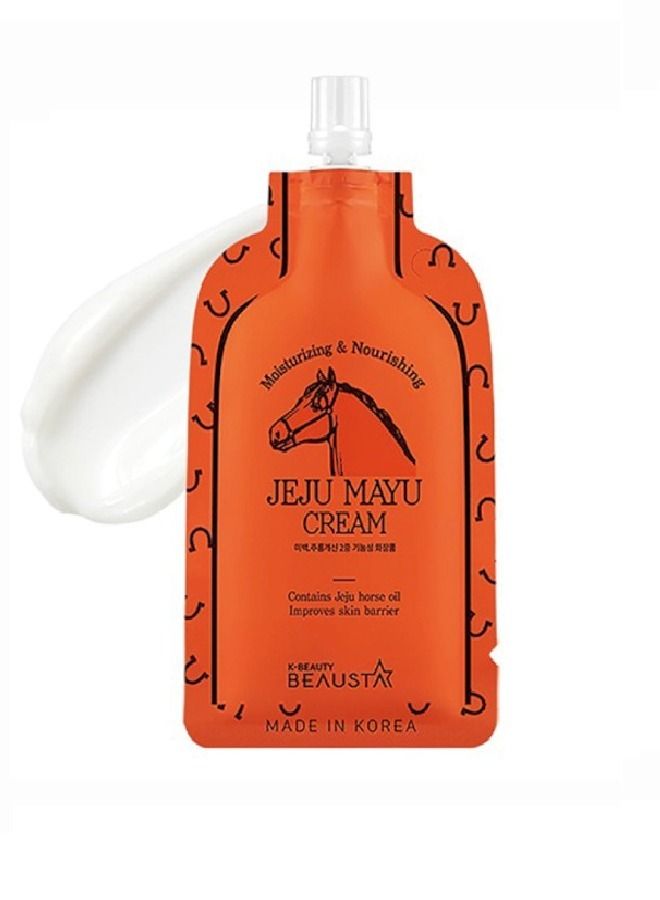 Beausta Jeju Mayu Horsetail Oil Face Cream 15 ml (3 Pack) - Image 2