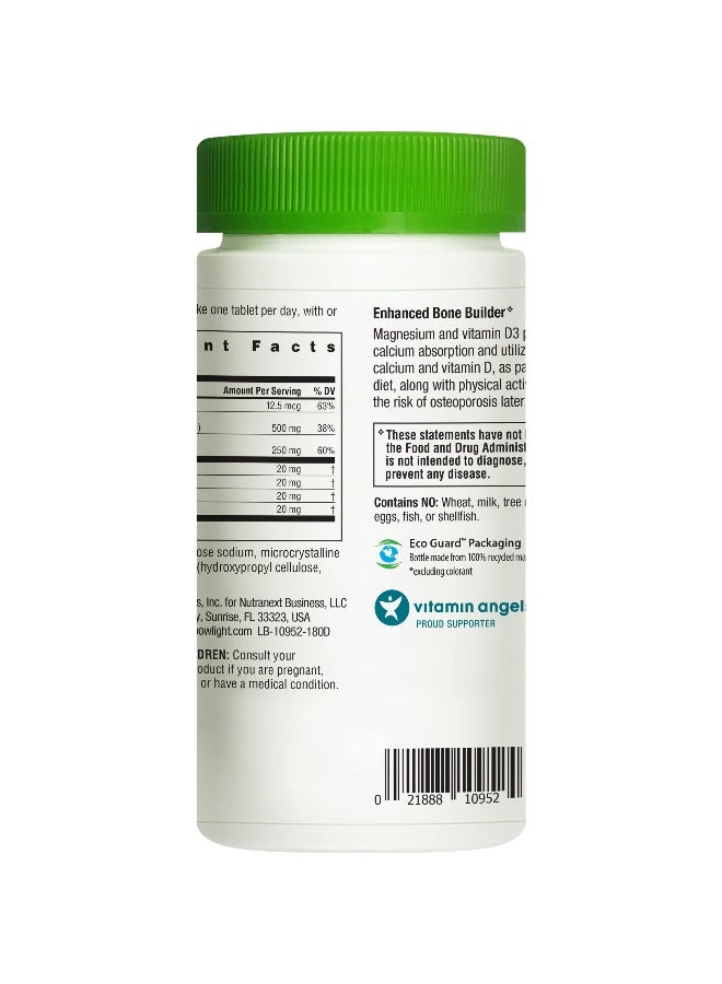 Rainbow Light Calcium With Magnesium and Vitamin D3 Tablets, Dietary Supplement Provides Bone Health and Teeth Support, With Calcium, Magnesium and Vitamin D, Vegetarian and Gluten Free, 180 Count - Image 5