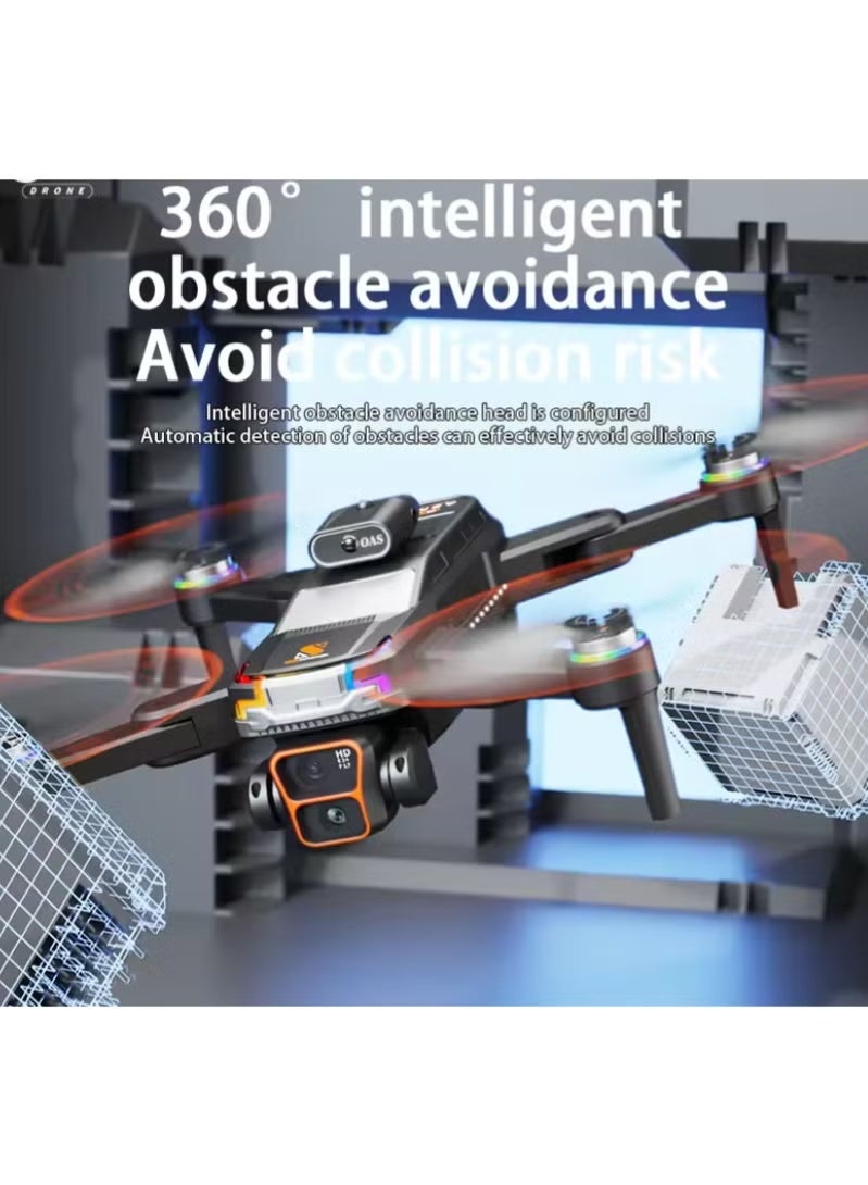 REBENUO Z2 Pro Brushless Motor Drone with 4K HD Camera, Foldable RC Quadcopter, WiFi FPV Live Video, Optical Flow Positioning, One Key Takeoff, Beginner Friendly Drone Camera - Image 4