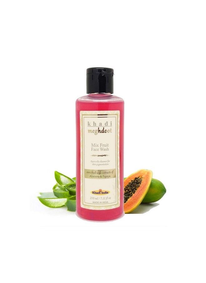 KHADI MEGHDOOT Mix Fruit Face Wash 210Ml (Pack Of 1)  - Image 2