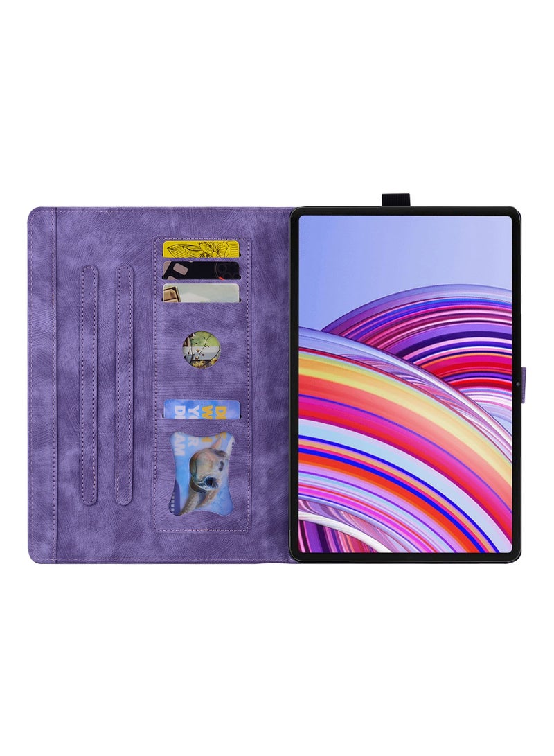 general Protective Case for Redmi Pad 2 11 2025, Slim Premium PU Leather Folding Stand Sleeve Case with Pencil Holder Card Slot - Image 2