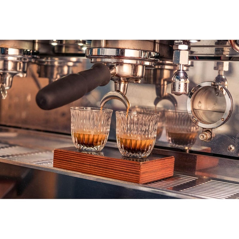 BLISS START Drinking Glass 256ml Set of 4 Bubble Glass Beer Glasses Glass Cups Tumbler for Cold Coffee Smoothies Juice Soda Any Drink and Any Occasion - Image 2