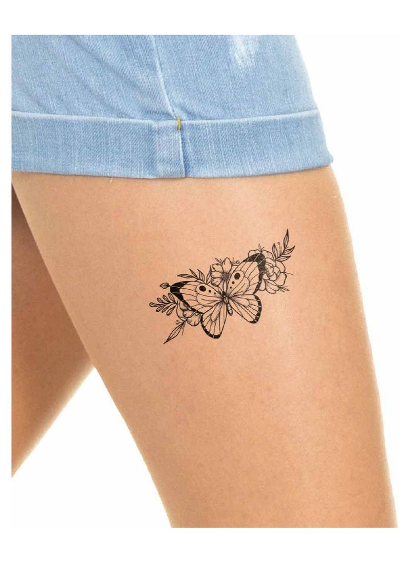Le Inka - Le Inka Temporary Tattoos Water-Permeable Breathable Long Lasting Lasts 1-2 Weeks Premium Plant-Based Men & Women Skipper - Image 1
