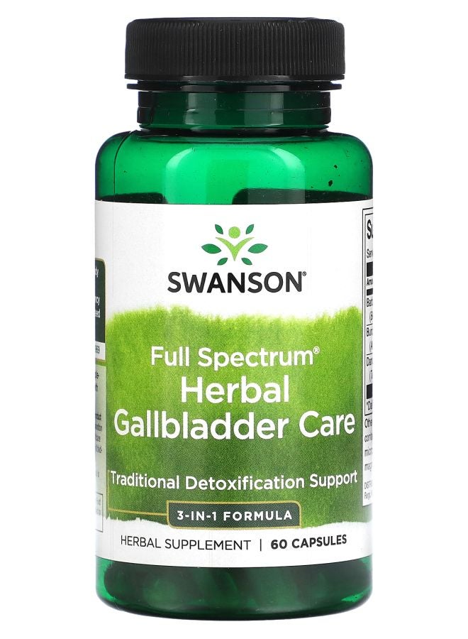 SWANSON Full Spectrum Herbal Gallbladder Care 60 Capsules