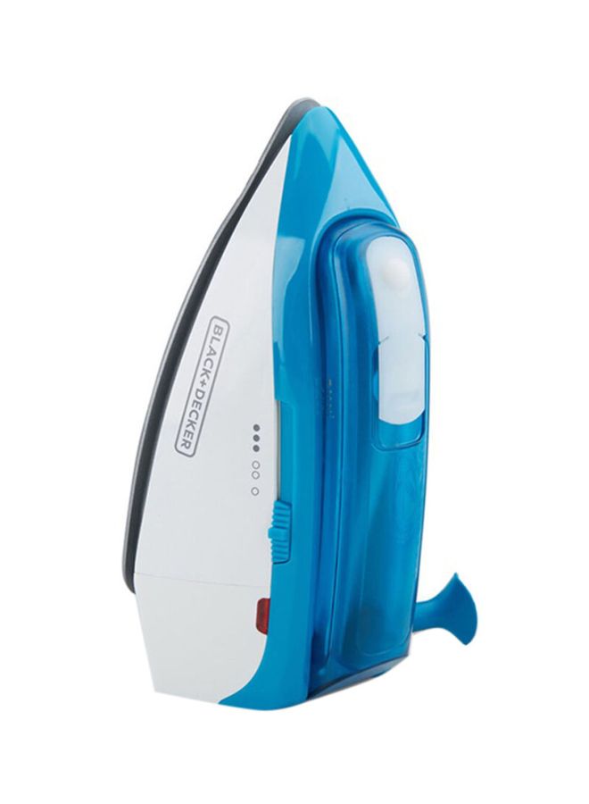 BLACK+DECKER Dual Voltage Travel Steam Iron 40 ml 1085 W TI250-B5 Blue/White - Image 1
