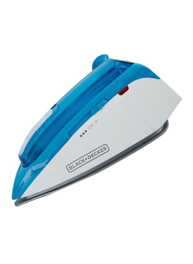 BLACK+DECKER Dual Voltage Travel Steam Iron 40 ml 1085 W TI250-B5 Blue/White - Image 3