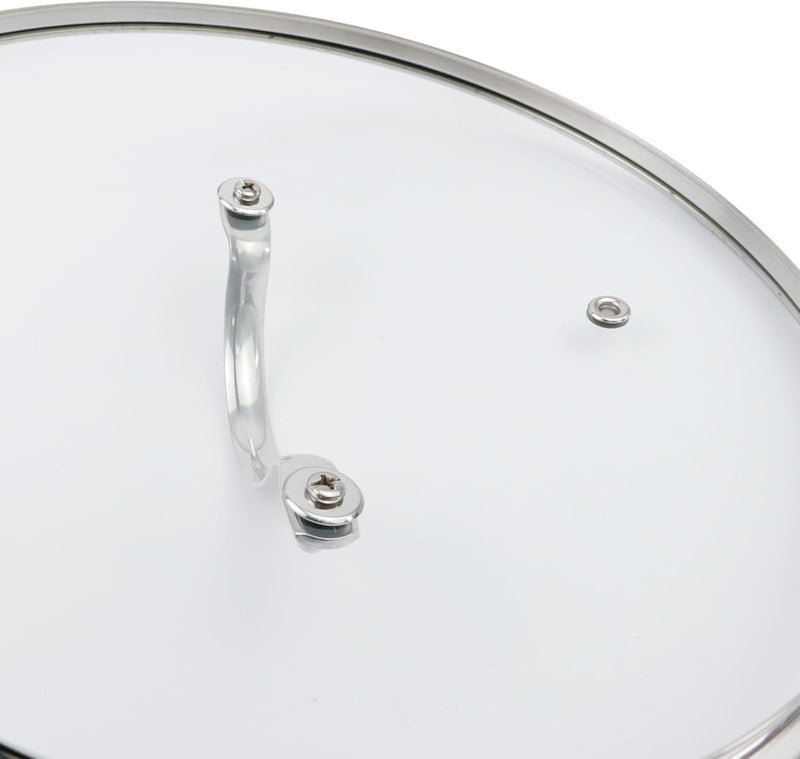 Antrader Tempered Glass Lid,10.5Inch Cookware Glass Replacement Lid For Any Skillet/Frying Pan/Pot (Interior Diameter: 10.18inch, Exterior Diameter: 10.71inch) - Image 5