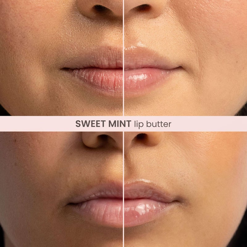Burt's Bees Sweet Mint Lip Butter, Repairs Dry Lips, 24 Hour Hydration, Locks in Moisture, Includes Shea and Mango Butters, Antioxidant Rich Vitamin E, Convenient Twist Up Dispenser, 0.5 Oz. - Image 3