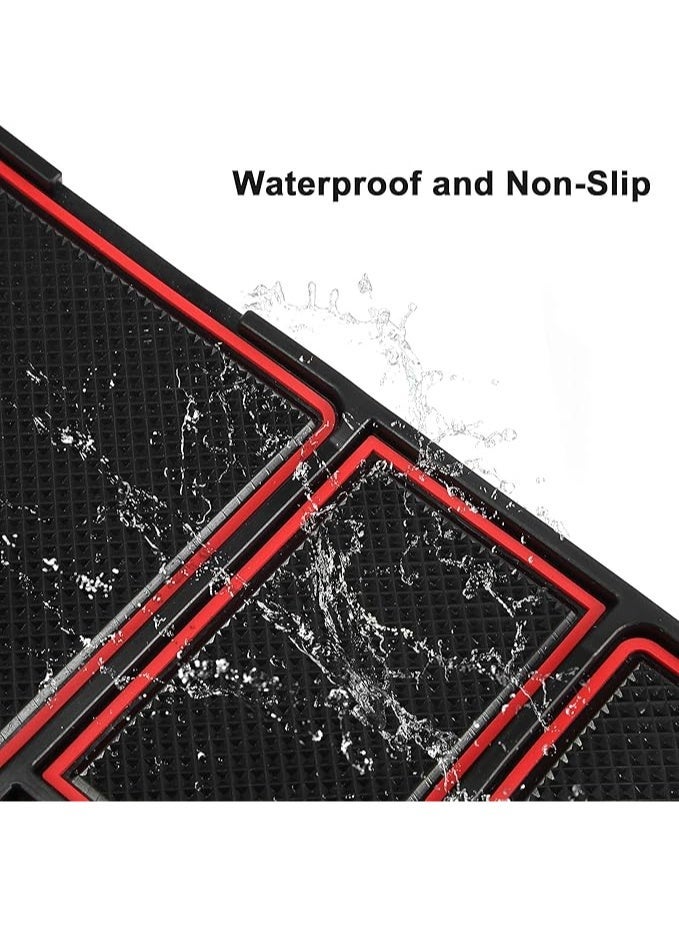 Car Dashboard Organizer with Phone Holder and Storage Compartments - Image 5