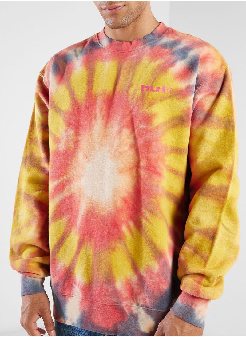 HUF - Dye Guy Printed Sweatshirts - Image 1