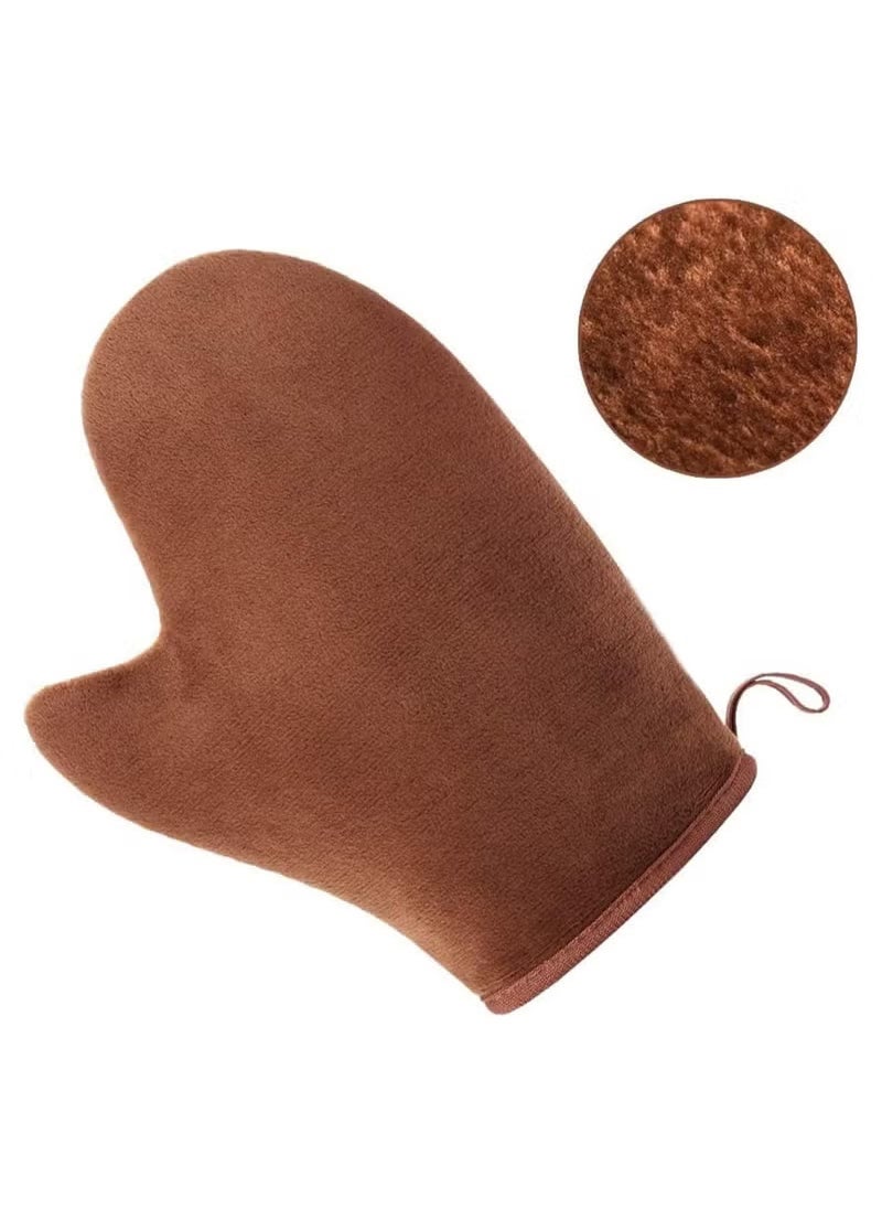 ATRJSZ 2 Pack Self Tanning Mitt Applicator Mitt Self Tanner Mits Self Tan Face Mit Tan Physics True Color Sunless Tanner Spray Tan Mitt Applicator Sunless Tanning  - Image 5