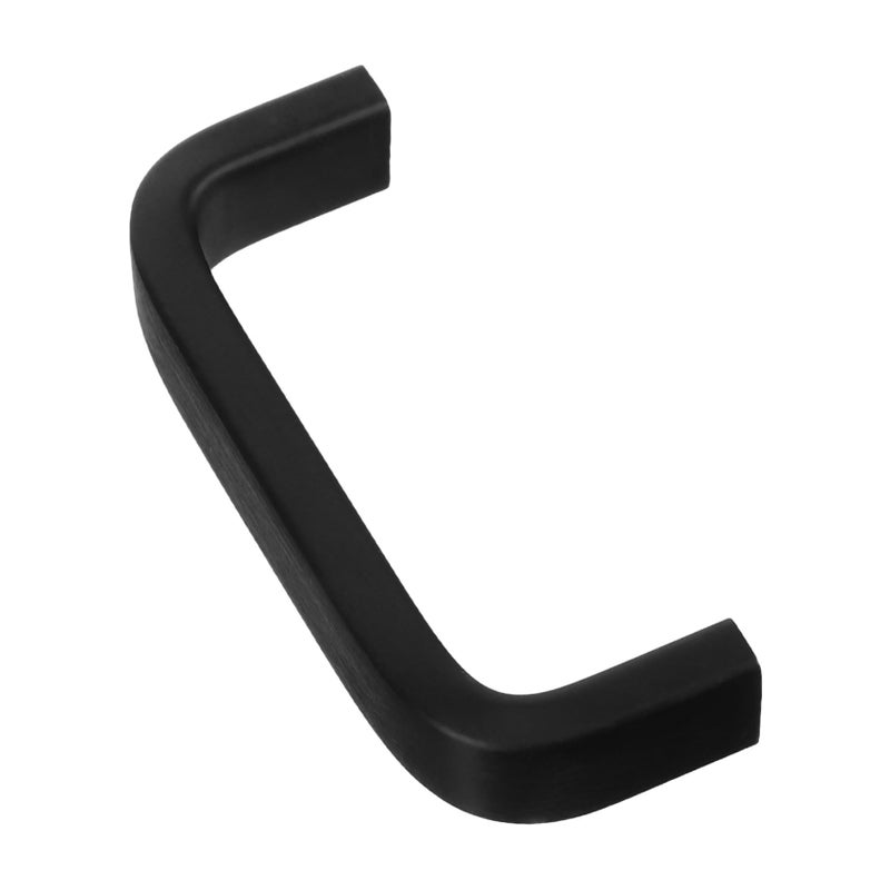 Modern Black Aluminum Alloy Cabinet Pulls Sleek Durable Drawer Handles - Image 2