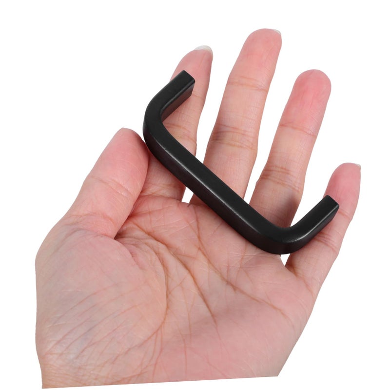 Modern Black Aluminum Alloy Cabinet Pulls Sleek Durable Drawer Handles - Image 5