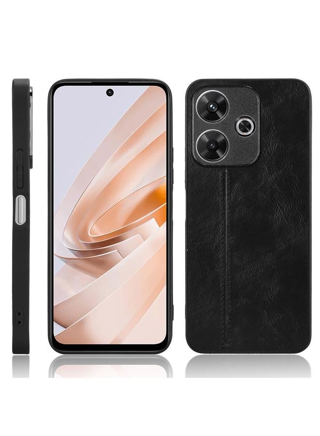 S-TOP Case For Redmi 13 4G / Redmi Note 13R 5G Cow Pattern Sewing Back Cover Phone Case - Image 1