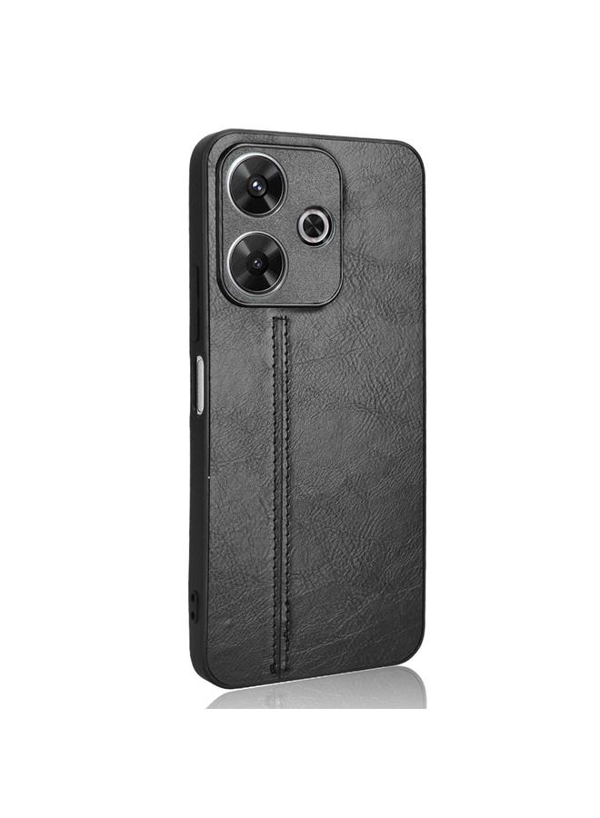 S-TOP Case For Redmi 13 4G / Redmi Note 13R 5G Cow Pattern Sewing Back Cover Phone Case - Image 3