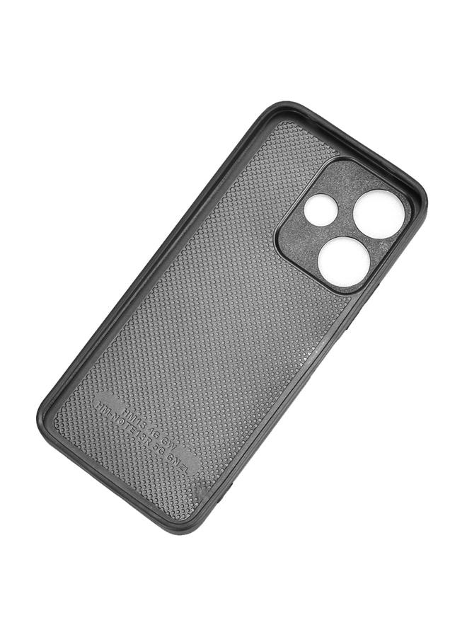 S-TOP Case For Redmi 13 4G / Redmi Note 13R 5G Cow Pattern Sewing Back Cover Phone Case - Image 4