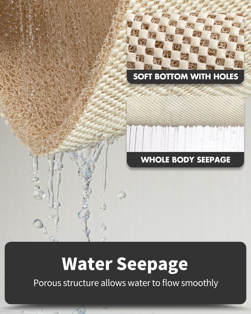 Non-Slip Bathtub Mat, 17x30 Inch, Quick Drying PVC Loofah Bathroom Mat - Image 5