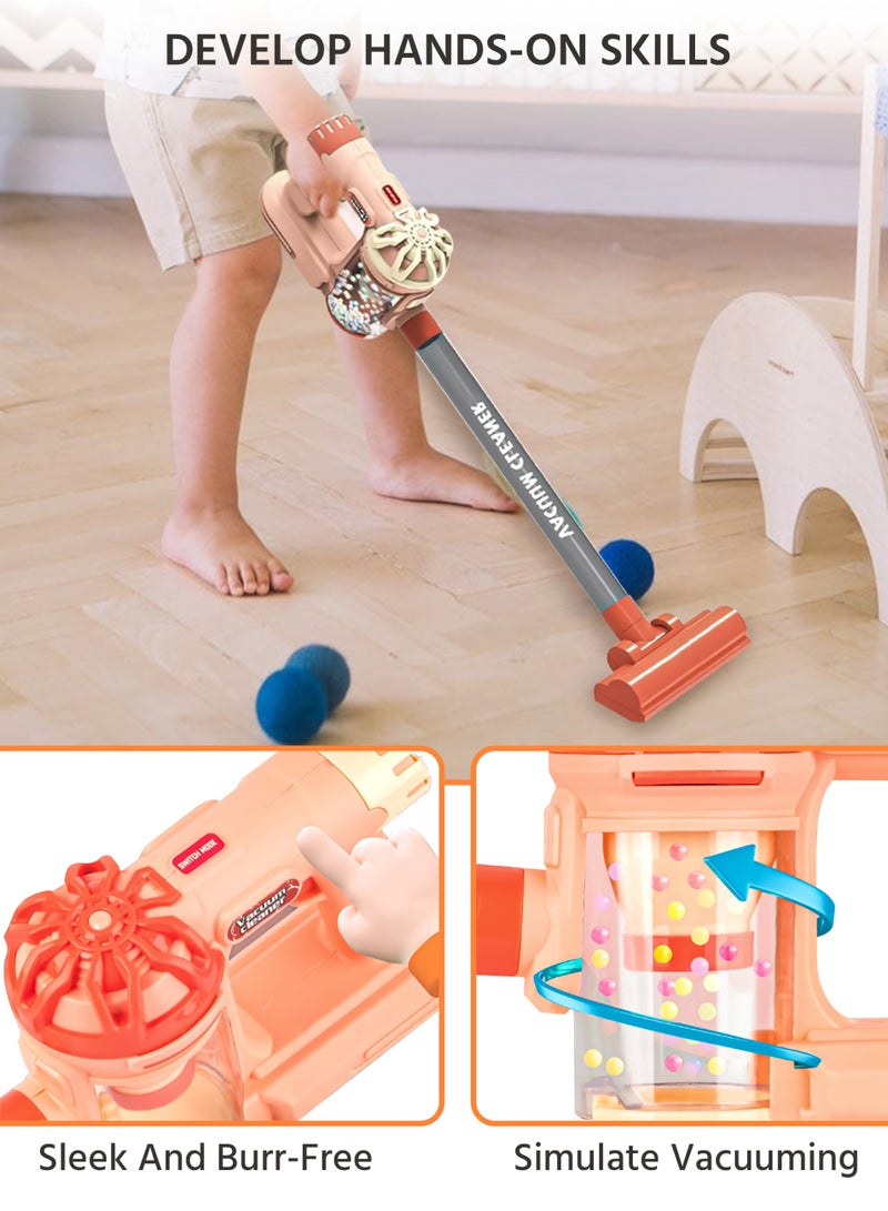 مجموعة ألعاب مكنسة كهربائية لاسلكية ، مكنسة كهربائية للأطفال المنزلية ، آمنة وغير خطرة ، ألعاب التدبير المنزلي حقا ، دع طفلك يحب التنظيف ، أفضل هدية للأولاد والبنات - Image 2