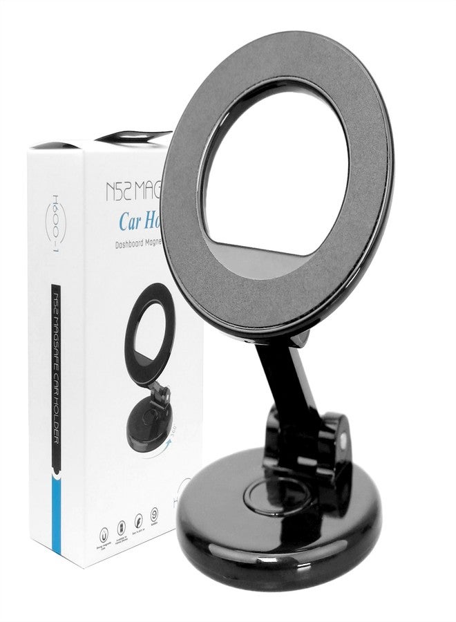 Vynora Magnetic Car Phone Holder, N55 Strong Magnets, 360° Rotation Dashboard Magnetic Phone Holder for Car, Folding Car Magnet Phone Mount for iPhone 16 15 14 13 Pro Max - Image 1