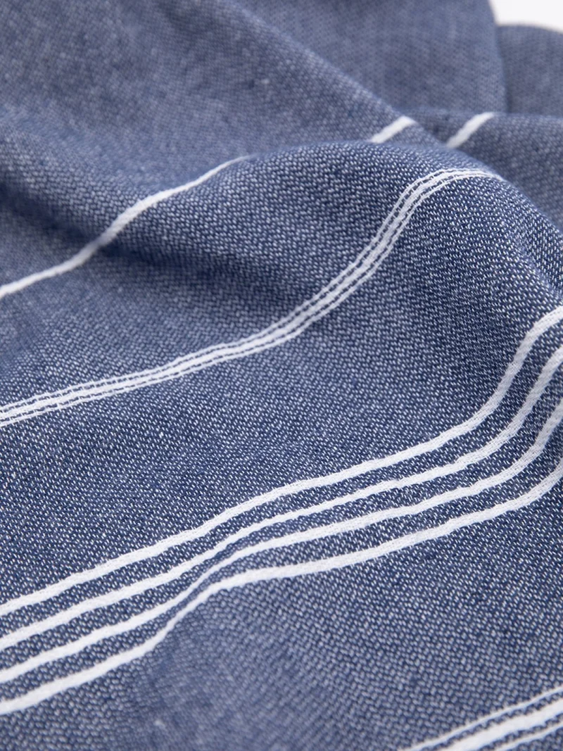 فافورا Peshtamal Beach Towel 90X140 - Navy Blue