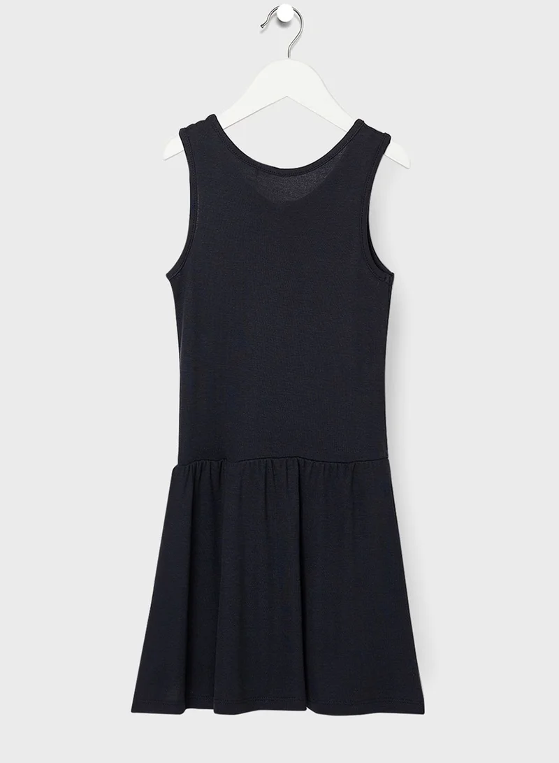 NAME IT Kids Sleeveless Button-Front Dress