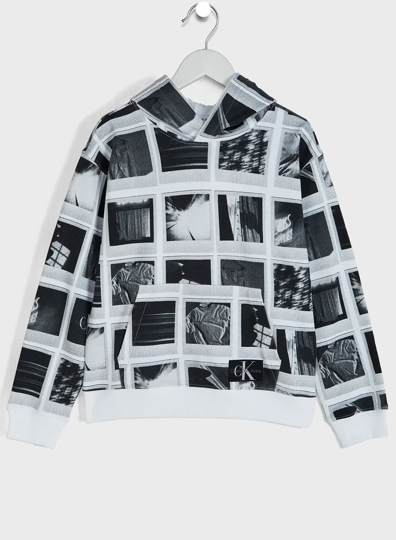 Calvin Klein Jeans Youth Printed Hoodie