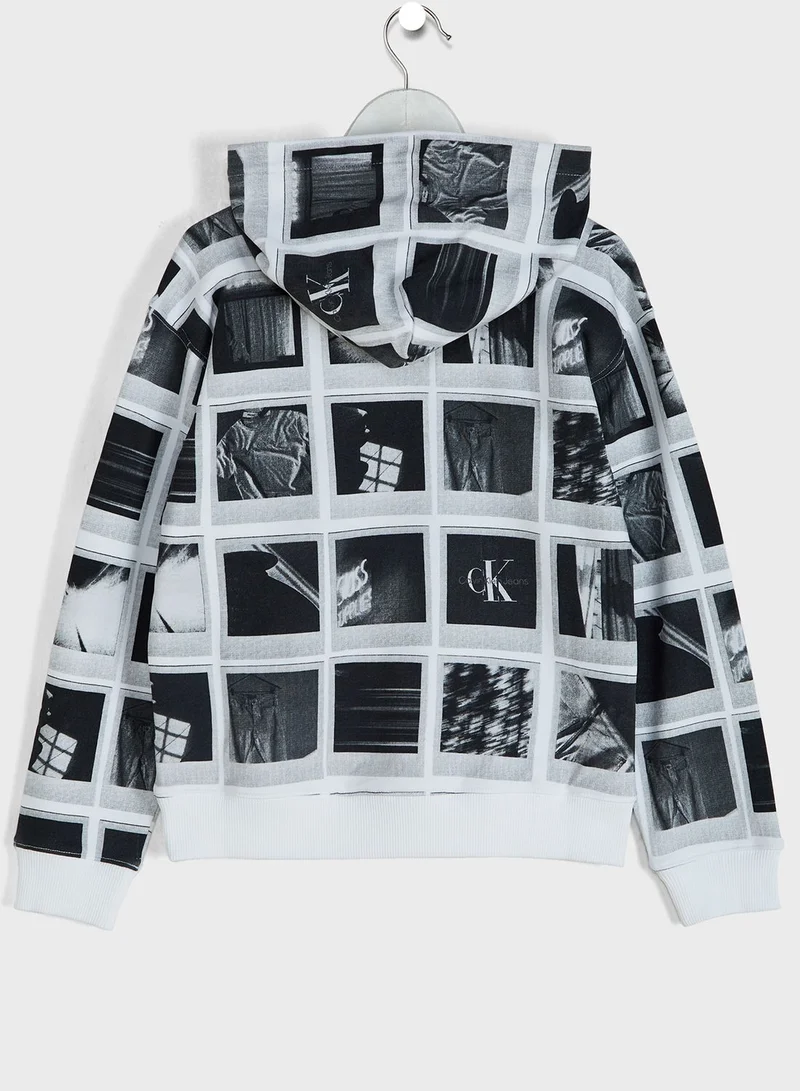 Calvin Klein Jeans Youth Printed Hoodie
