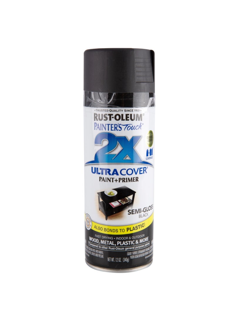 RUST-OLEUM Rust-Oleum Painters 2X Ultra Cover Paint + Primer (340 g, Black) 