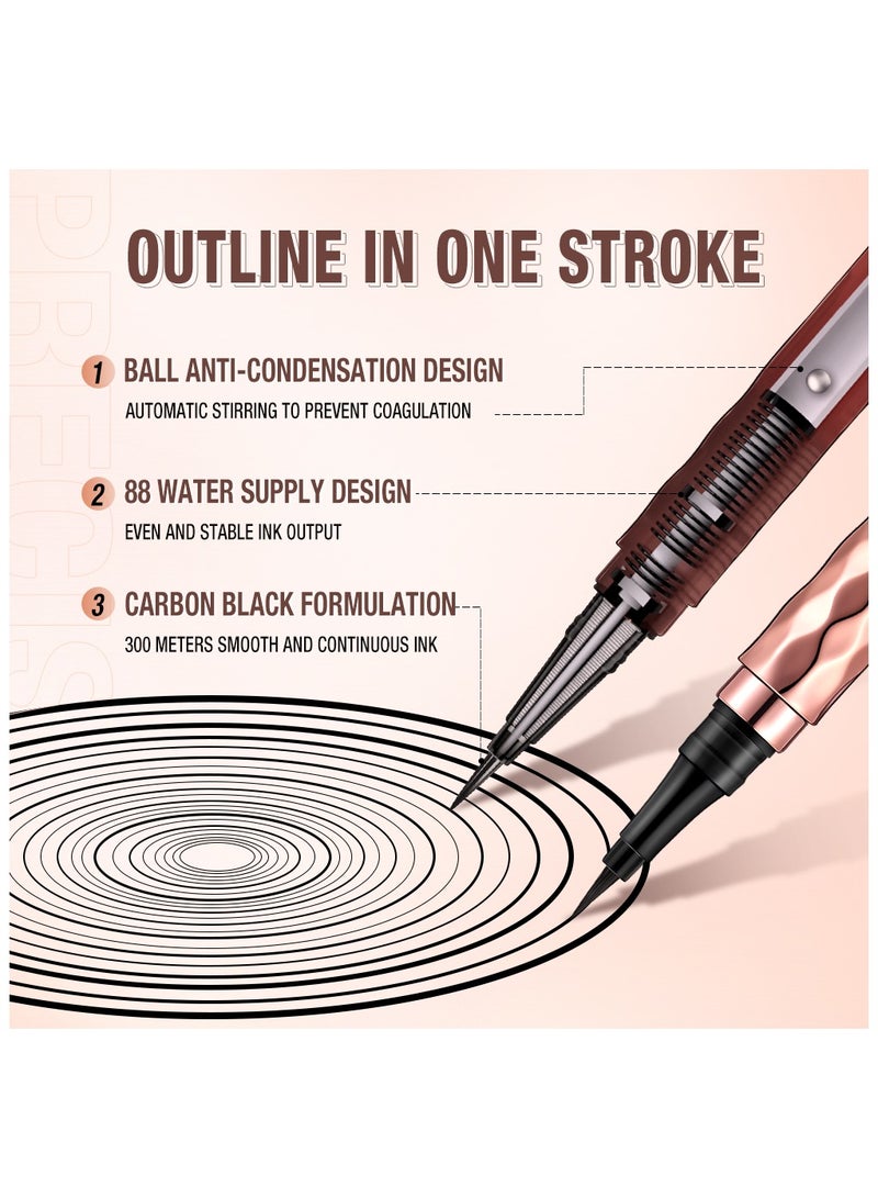 أو.تو.أو ايلاينر قلم تحديد العيون سايل اسود من او تو او - Image 3