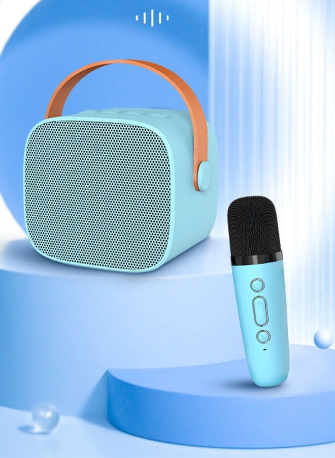 Cute Portable Bluetooth Speaker with Karaoke Microphone Set,Retro Bluetooth Speaker Home Microphone,Singing Machine Karaoke Mics Speaker Machine  - Image 2