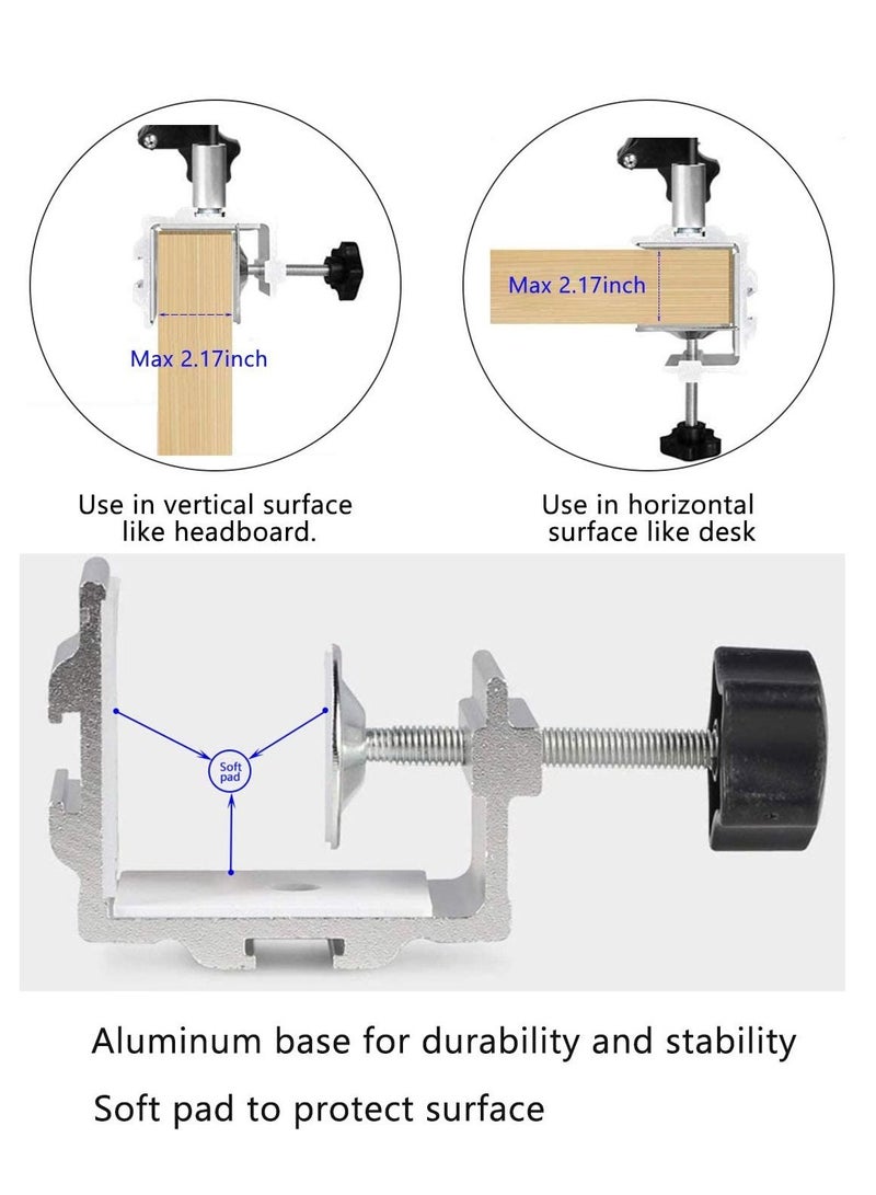 SYOSI Multi-function Foldable Holder Lazy Bracket Bedside Desktop Multi-angle Adjustable Aluminum Alloy Tablet Mobile Phone Bracket - Image 5